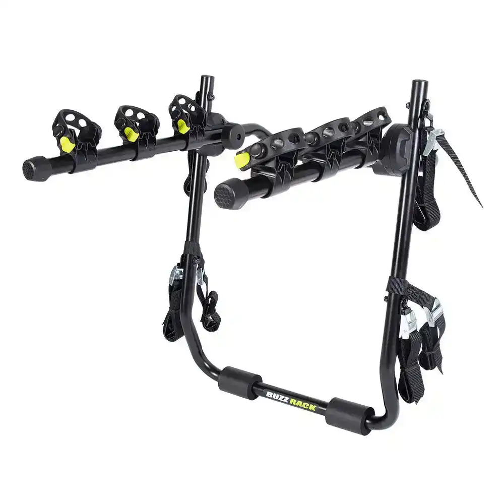 Buzz Rack Mozzquito 71cm Trunk 3 Bike Rack Bicycle Carrier Mount for Car Black