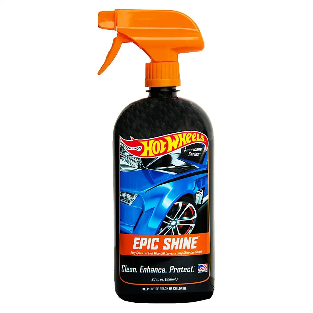 Hot Wheels Epic Shine Americana After Wash Car Care Cleaner/Protect Spray 590ml