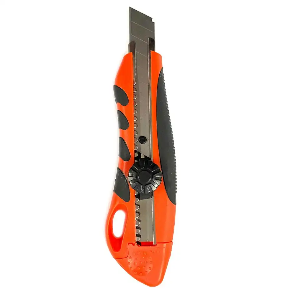 Retractable 18mm Snap Off Blade Cutter/Trimmer Utility Knife Tool - Orange