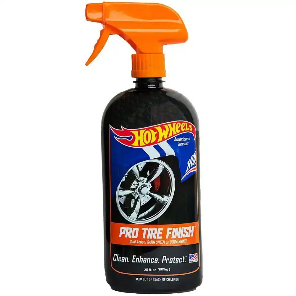 Hot Wheels Pro Tire Finish Americana Series After Car Cleaner Spray 590ml