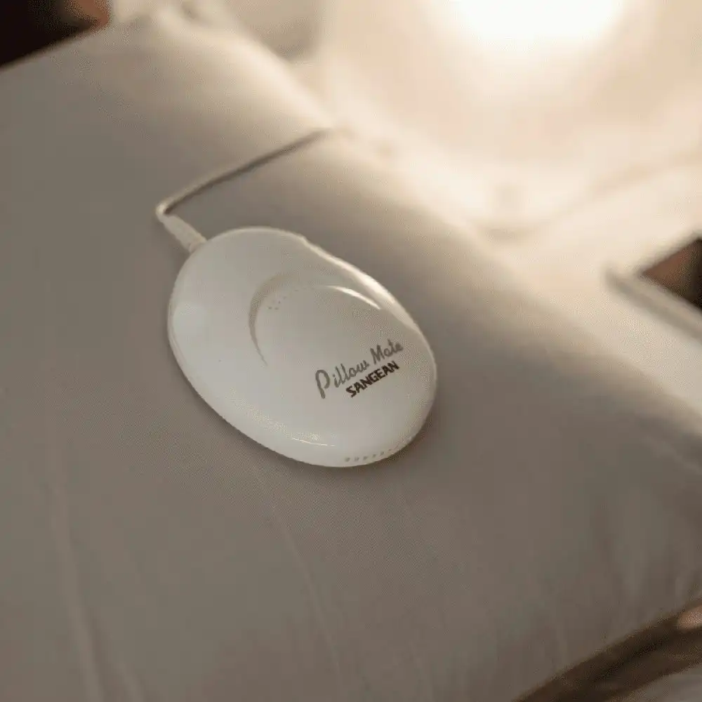 Sangean PS-100 3.5mm Aux Jack Audio Pillow Speaker For Radio/CD Player White