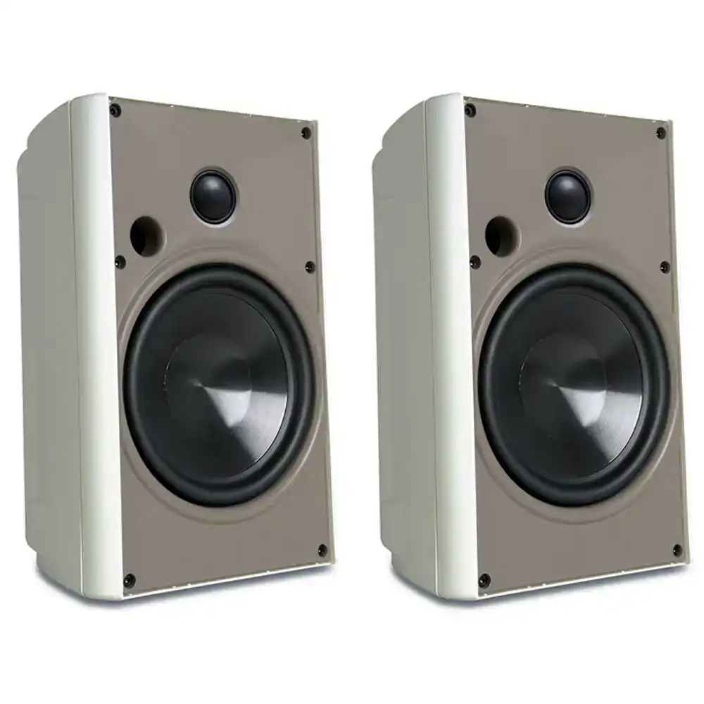 Proficient Audio Protege AW400 4" Indoor/Outdoor Speaker Pair White Home/Music
