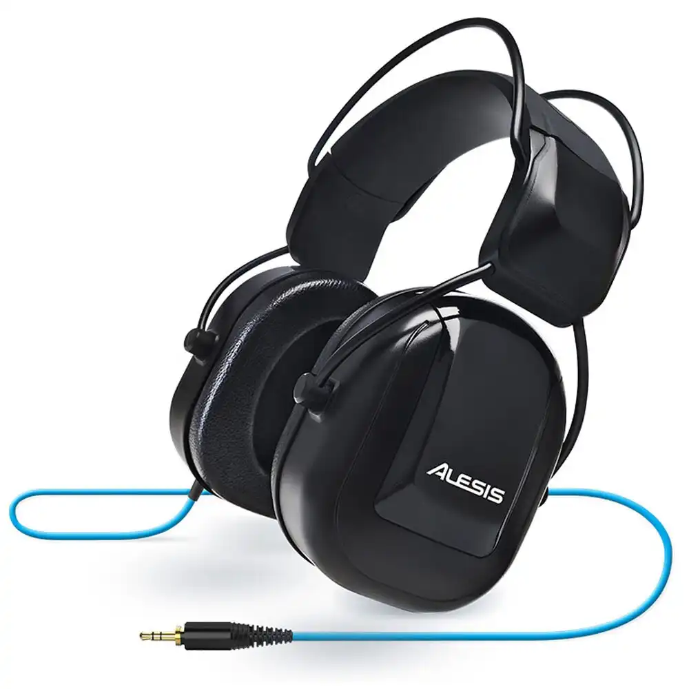 Alesis DRP100 Extreme Isolating Wired Headphones Over-Ear for Electronic Drum