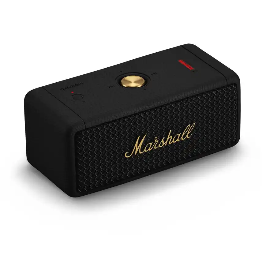 Marshall Emberton II Portable Bluetooth Wireless Speakers For Phones Black/Brass