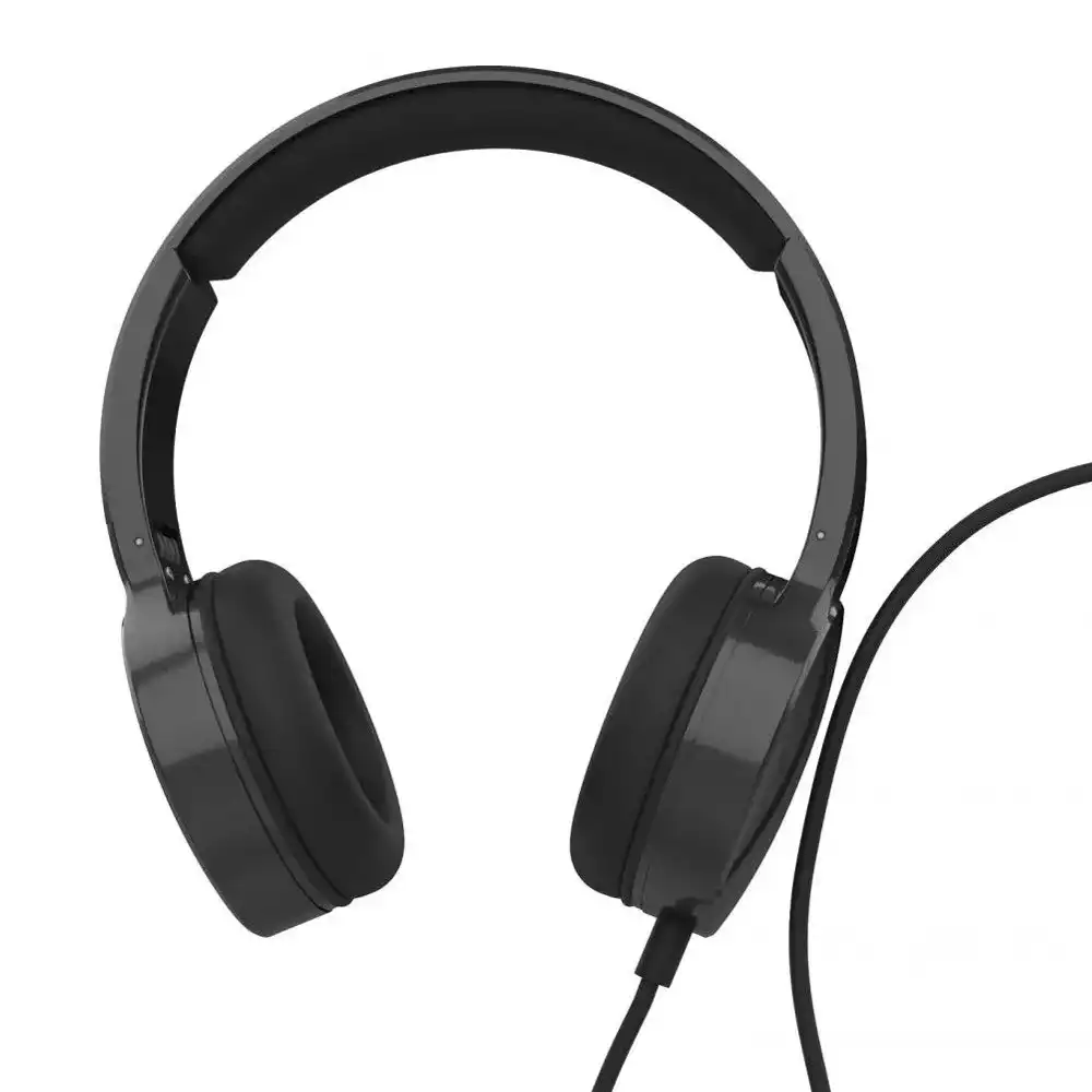 Laser Wired Foldable Headphones With 40mm Drivers/3.5mm Audio Jack Connection BL