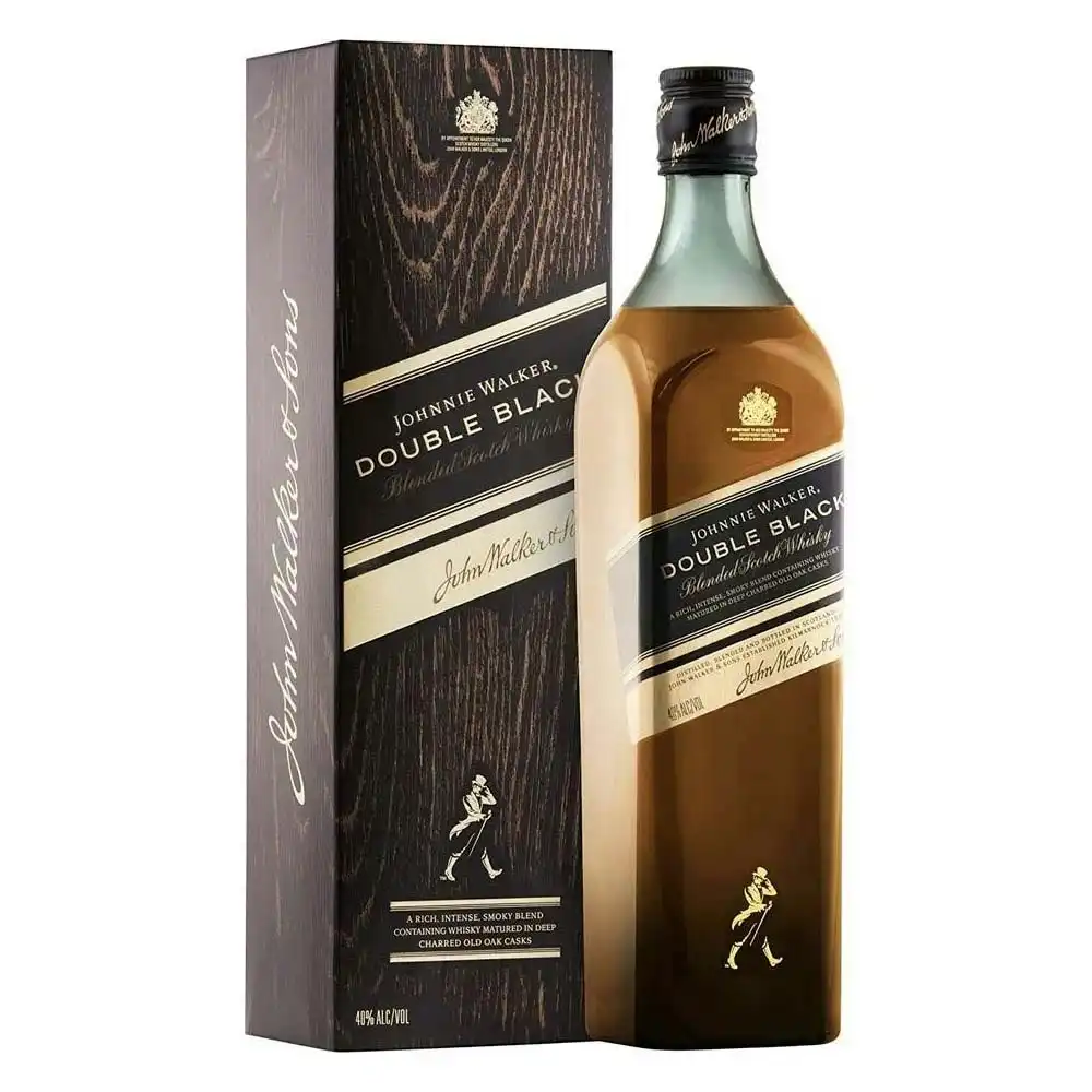 Johnnie Walker Double Black Blended Scotch Whisky (700mL)