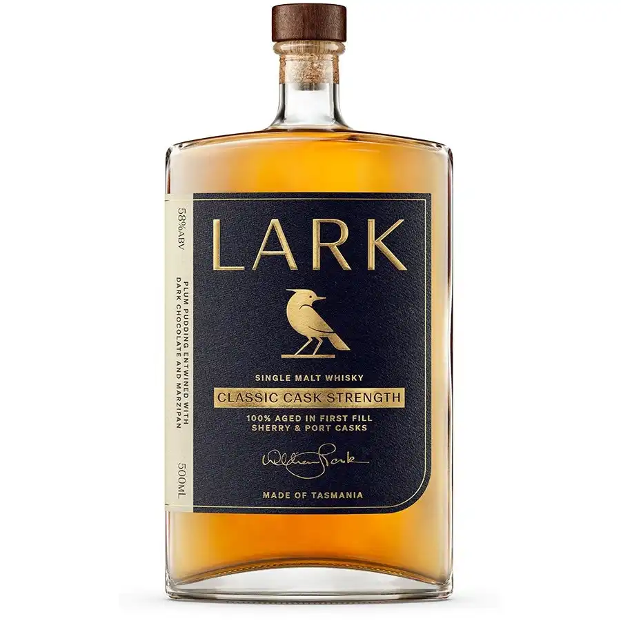 Lark Cask Strength Tasmanian Single Malt Whisky (500mL)