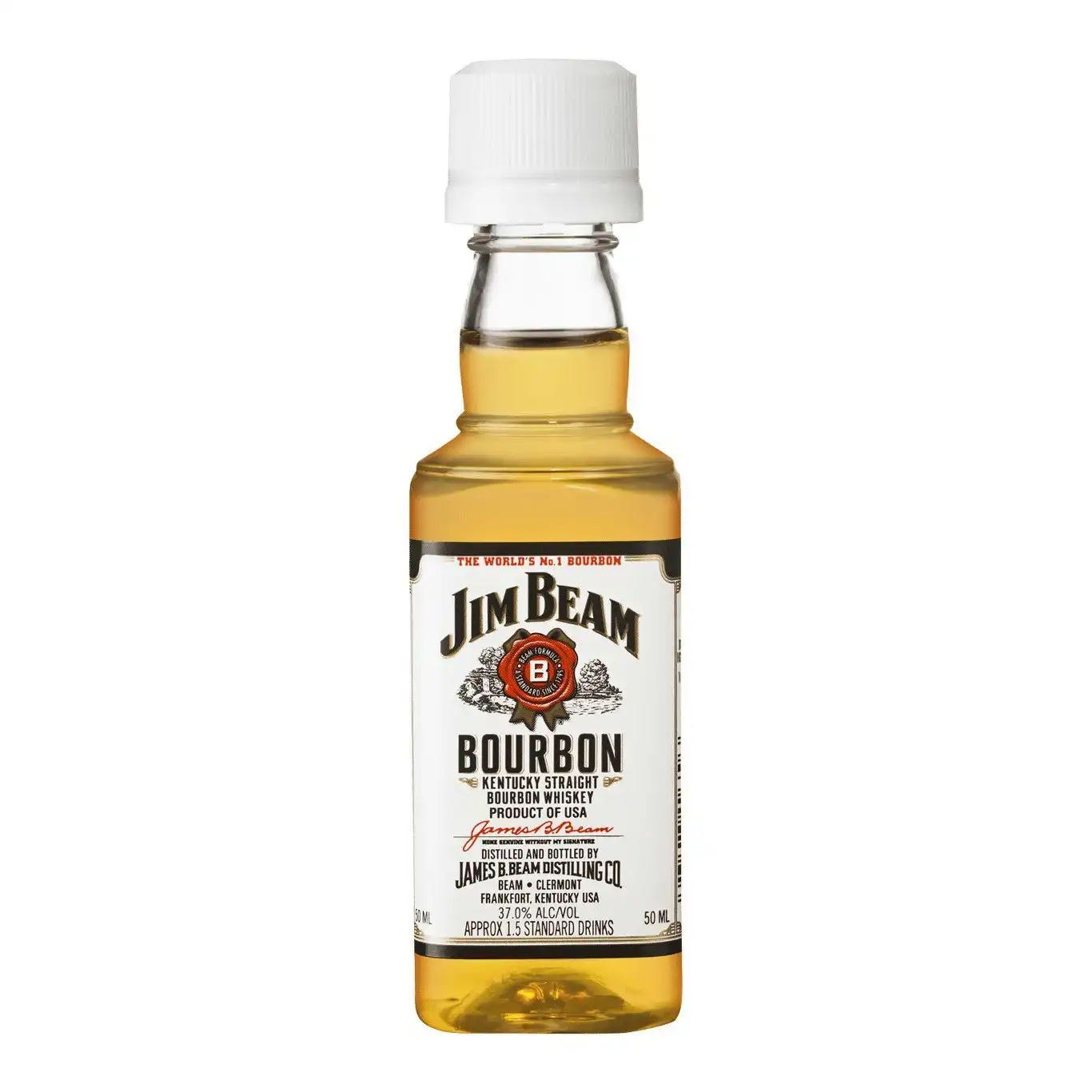 Jim Beam White Label Kentucky Straight Bourbon Miniature (50mL)