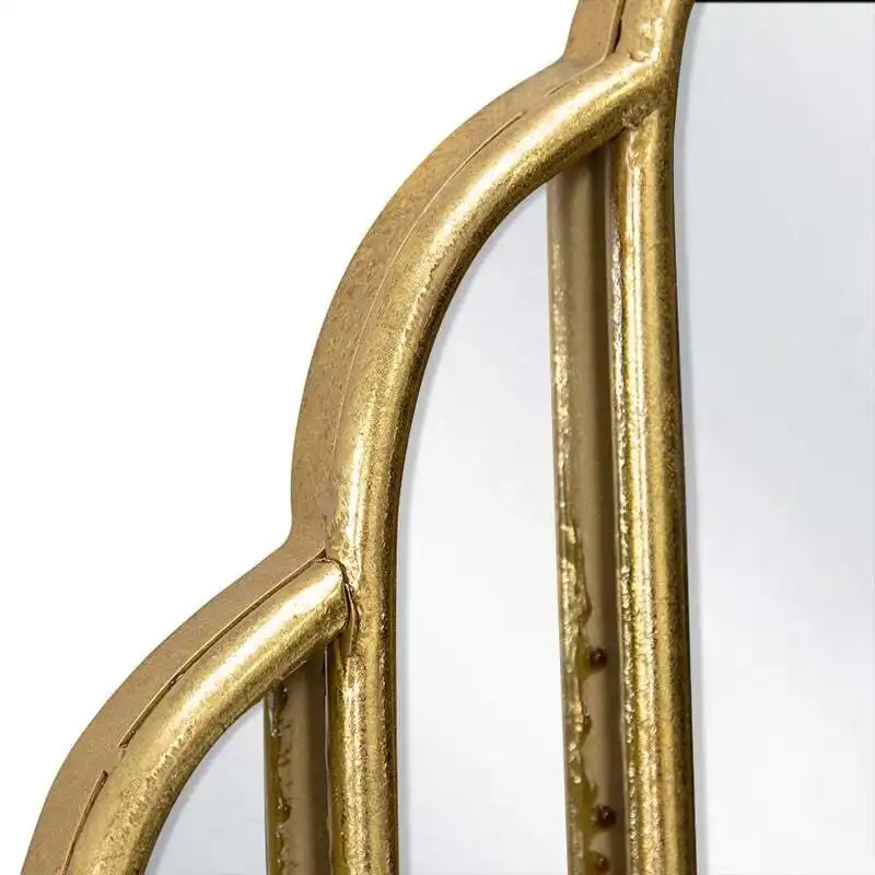 Willow & Silk Aura Art 90x63.5cm Golden Frame Layered Wall Mirror