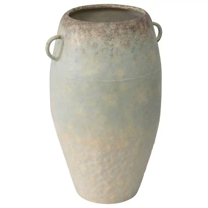 Willow & Silk Coastal Hues 2 Handle Ceramic Vase Pot 47cm