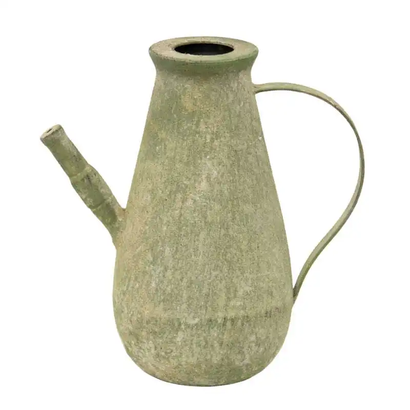 Willow & Silk Vintage 22cm Tuscan Taupe Vase Jug/Pot w/ Handle