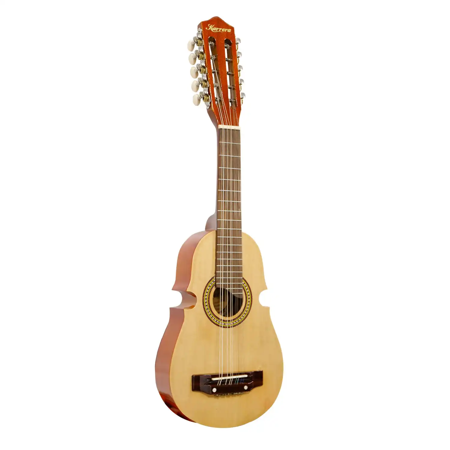 Karrera 25in Cuatro Guitar 10-String Acoustic Guitar - Natural