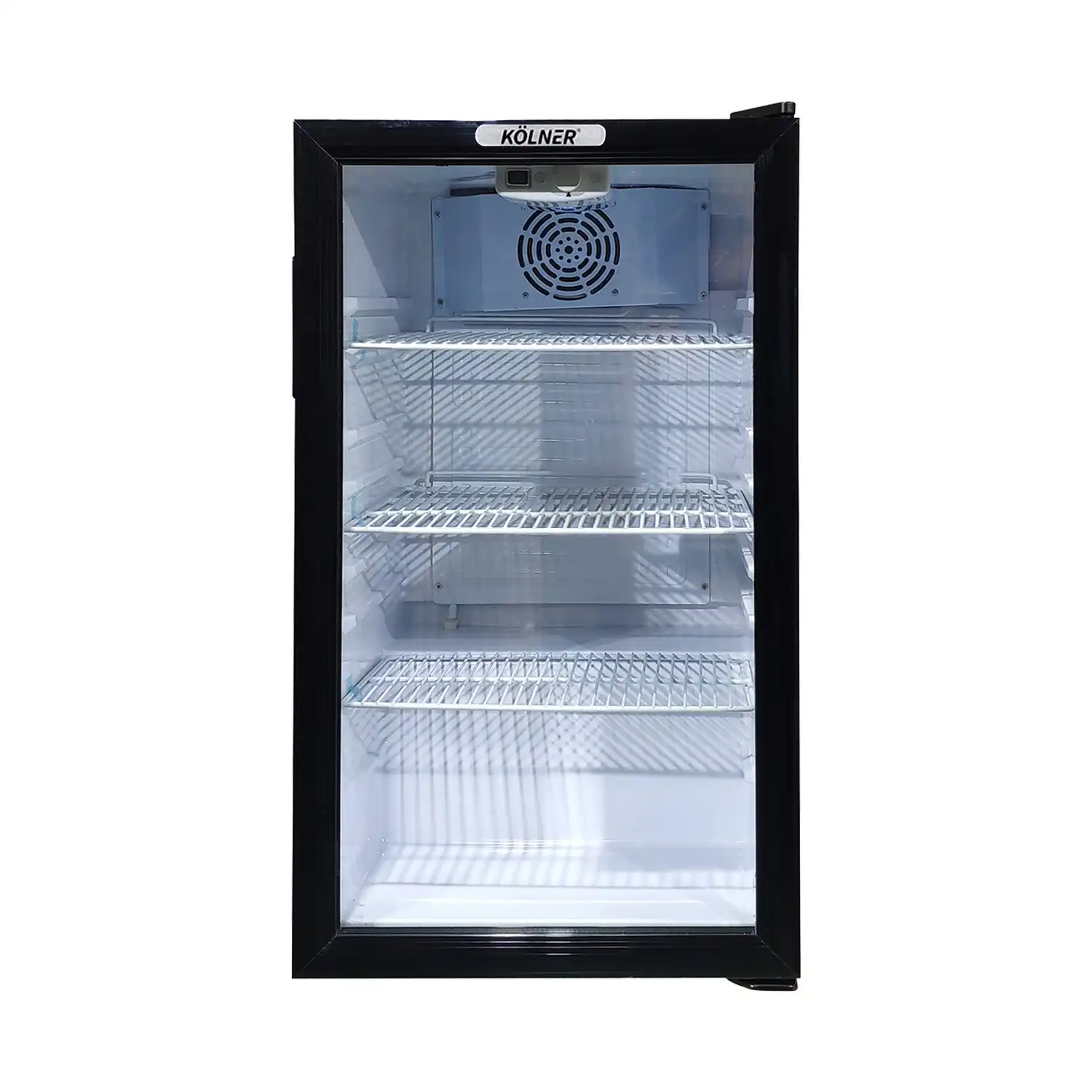 Kolner 100L Mini Bar Fridge Glass Door Beverage Cooler Drinks Refrigerator