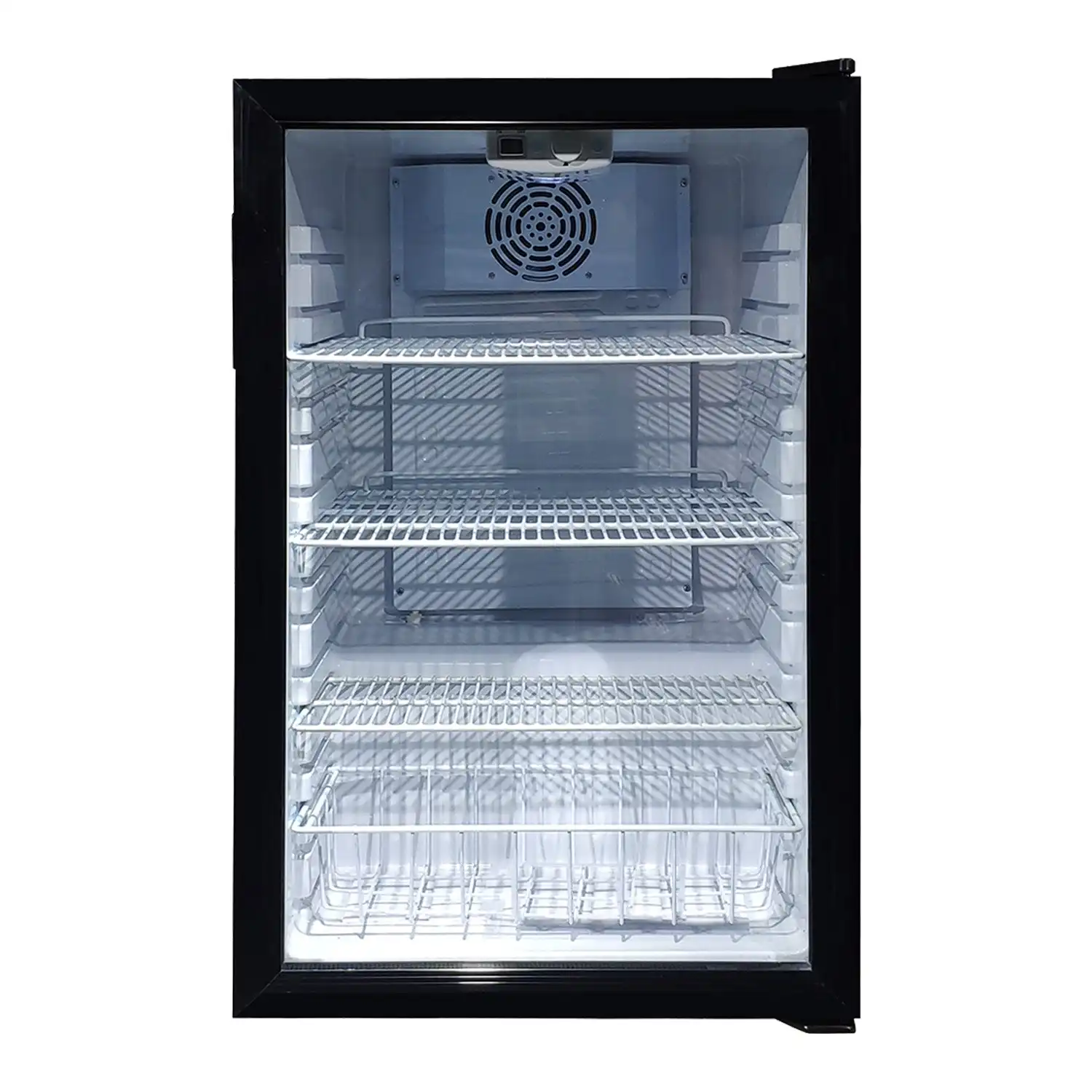 Kolner 130L Mini Bar Fridge Glass Door Beverage Cooler Drinks Refrigerator