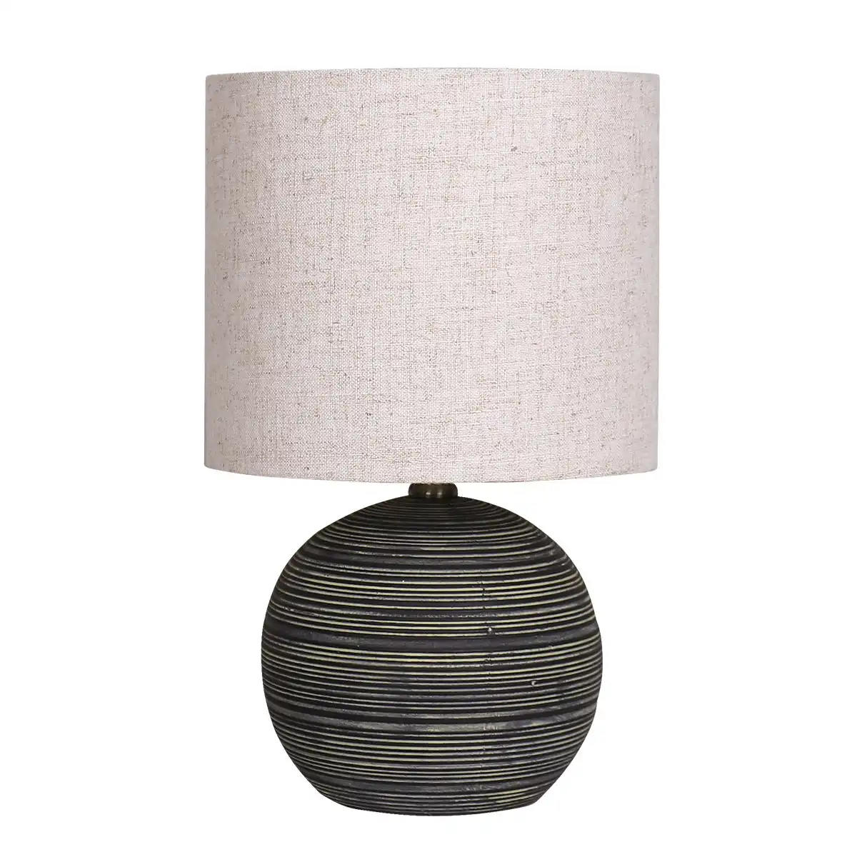 Sarantino Ceramic Table Lamp with Striped Pattern