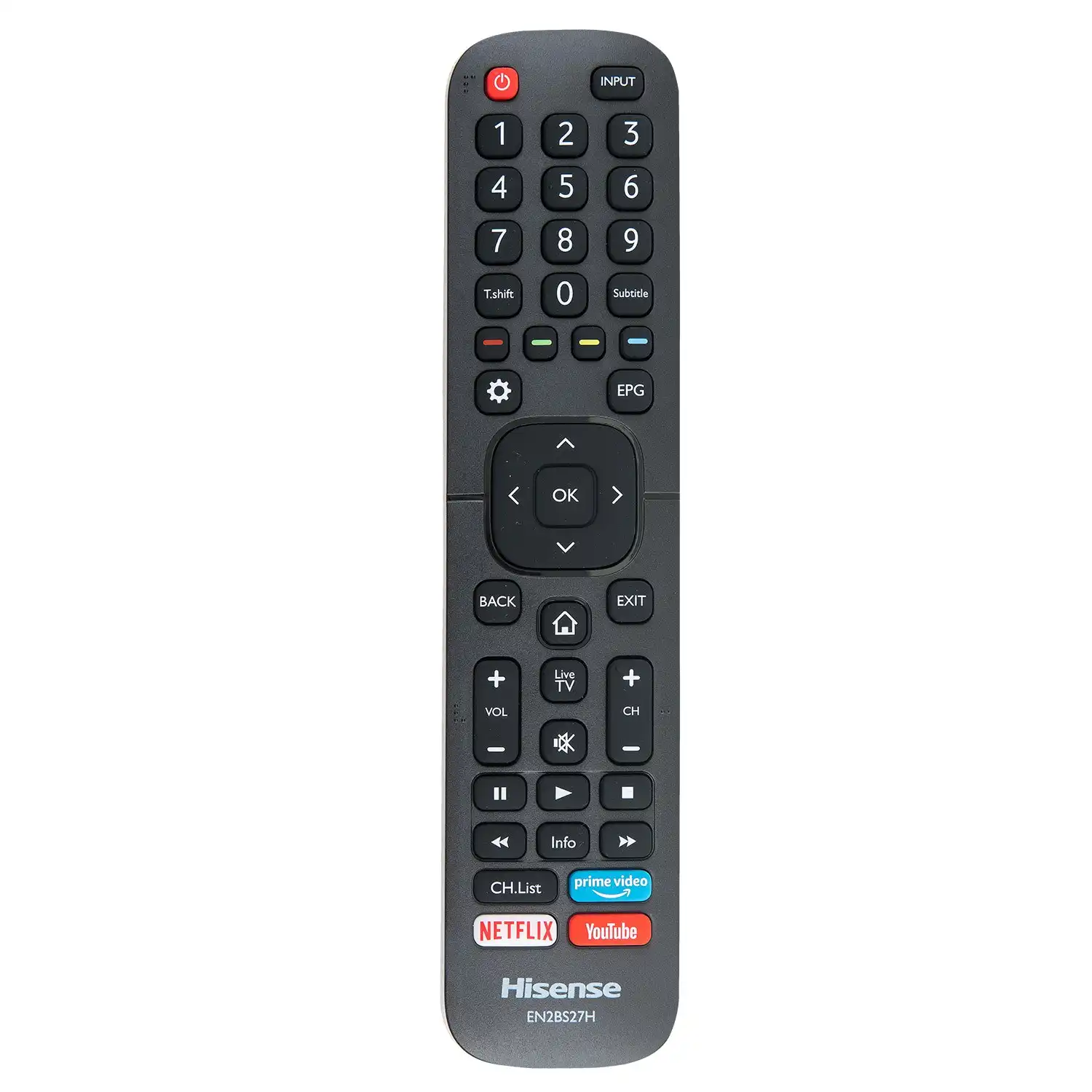 Genuine Hisense TV Remote Control T250554 EN2BS27H