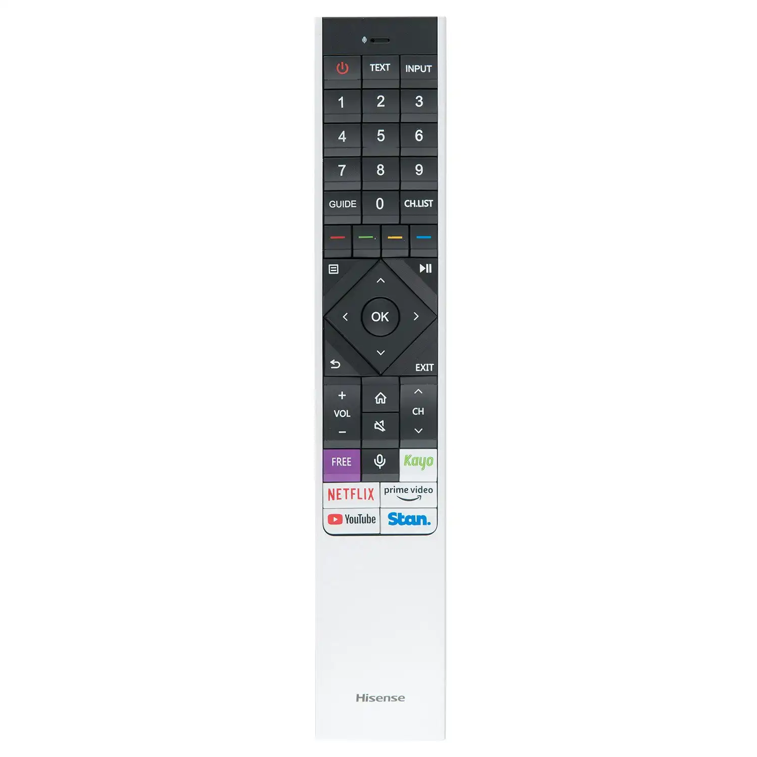 Genuine Hisense TV Remote Control T285172 ERF6E64H
