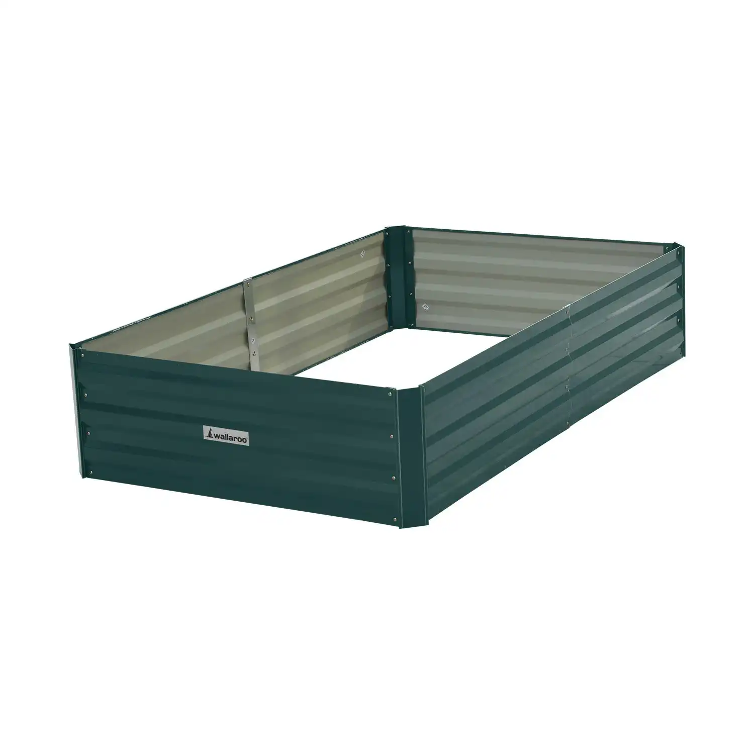 Wallaroo 150 x 90 x 30cm Galvanized Steel Garden Bed - Green