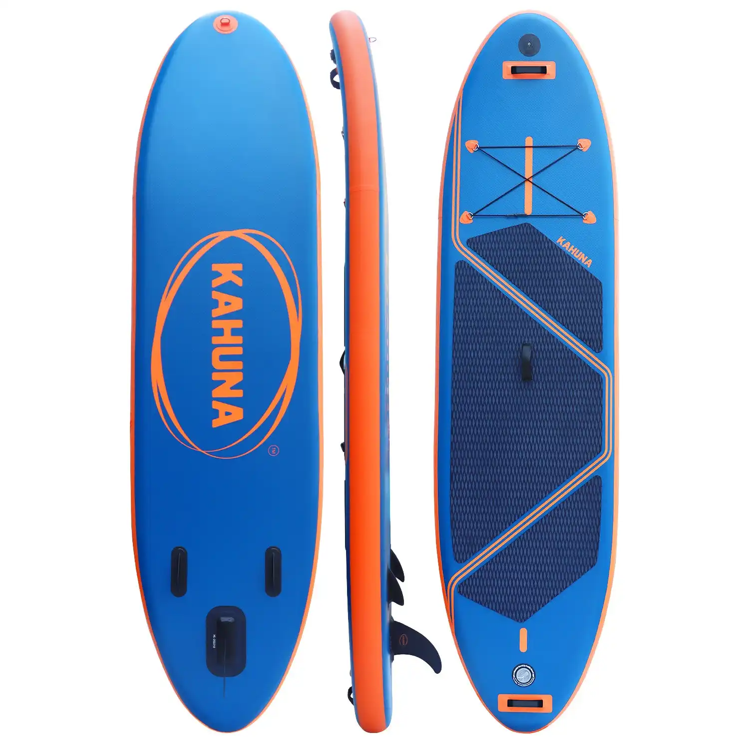 Kahuna Kai Premium Sports 10.6FT Inflatable Stand Up Paddle Board with iSUP Accessories & Carry Bag