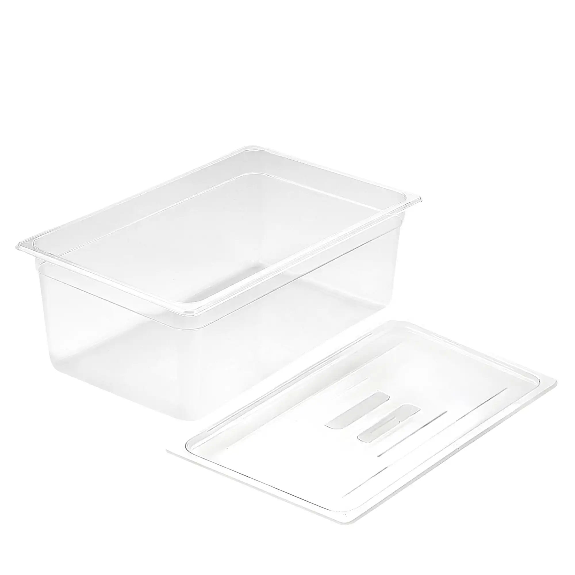 Soga 200mm Clear Gastronorm GN Pan 1/1 Food Tray Storage with Lid