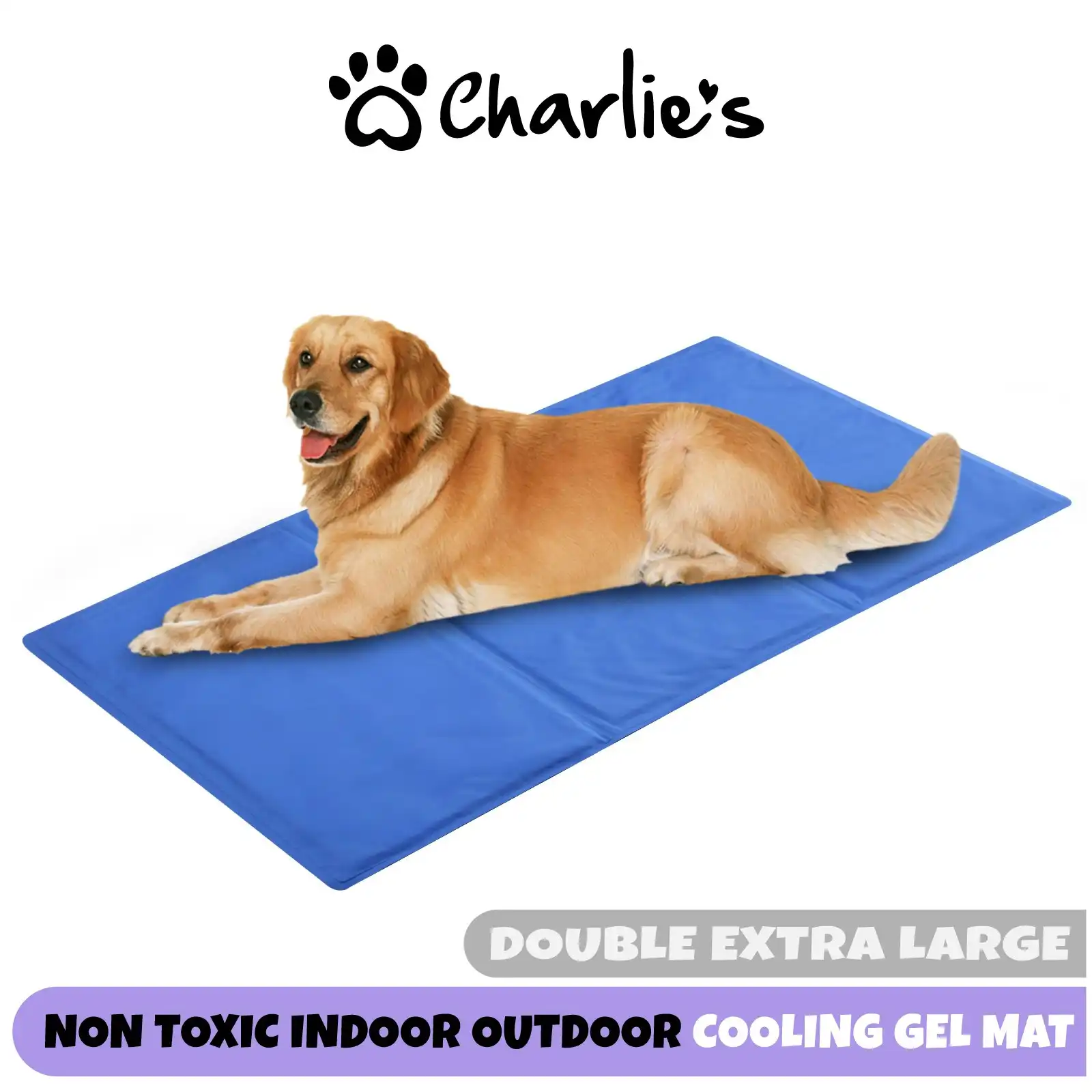 Paw Paws Pet Cooling Mat Blue XX-Large