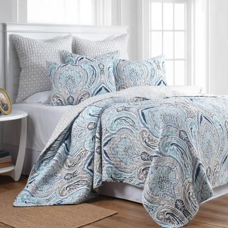 Classic Quilts Blue Reflections Coverlet Set