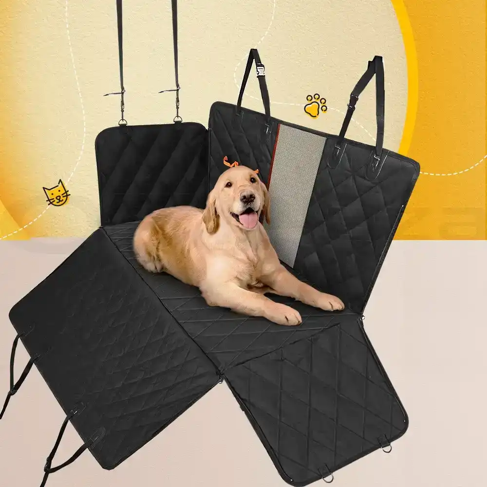 i.Pet Pet Car Seat Cover Dog Protector Hammock Back Waterproof Belt Non Slip Mat Cat