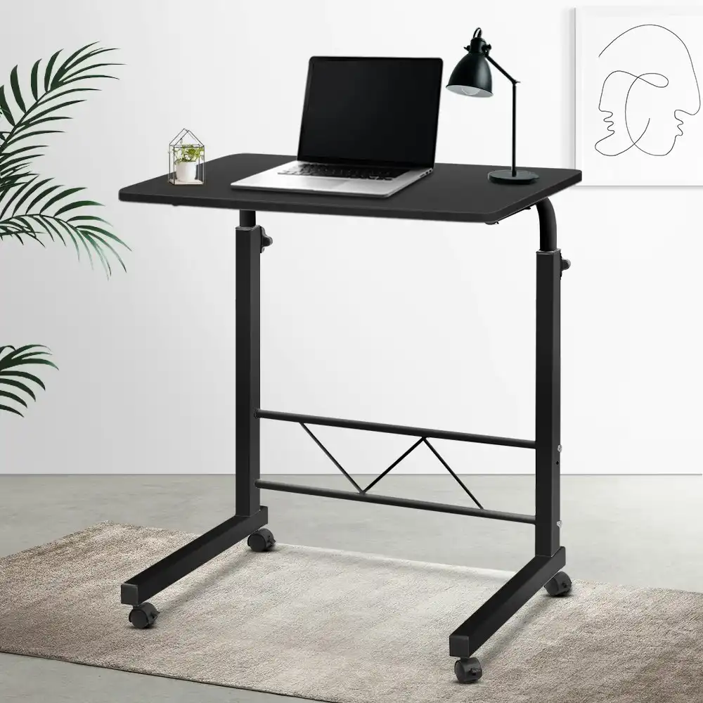 Artiss Portable Laptop Desk Stand Height Adjustable Black