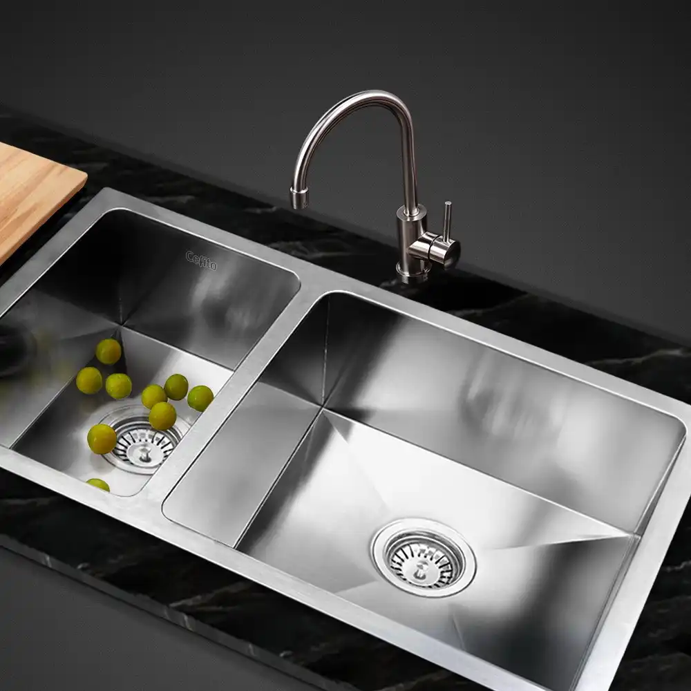 Cefito Kitchen Sink 71x45CM Stainless Steel Sink Sinks Handmade