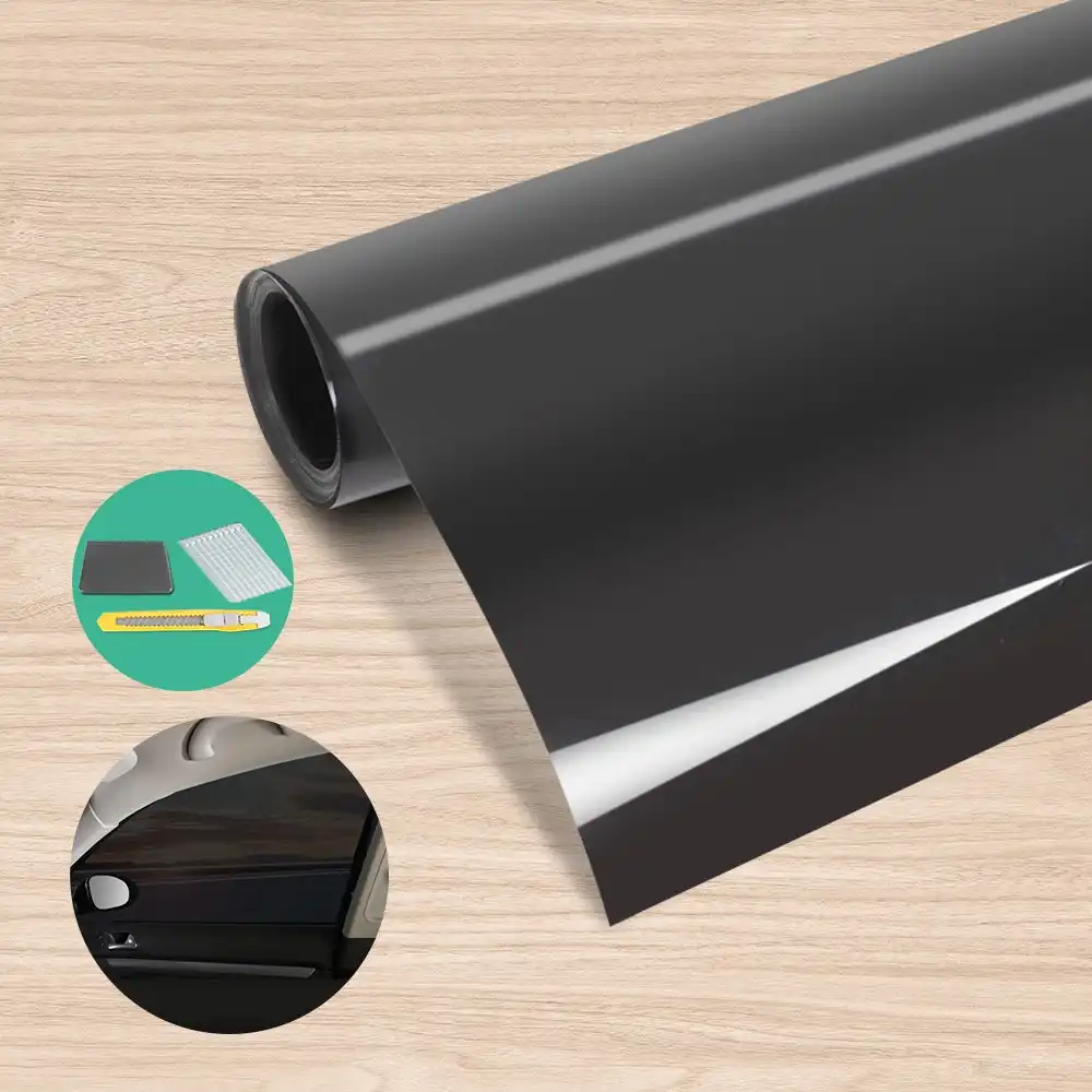 Giantz Window Tint Film 5% VLT Black Roll 76cm X 7m Home House Tinting Tools