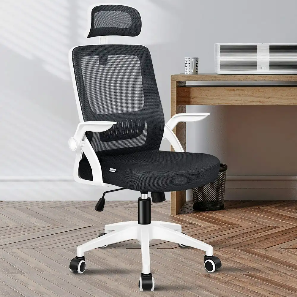 Alfordson Mesh Office Chair White & Black