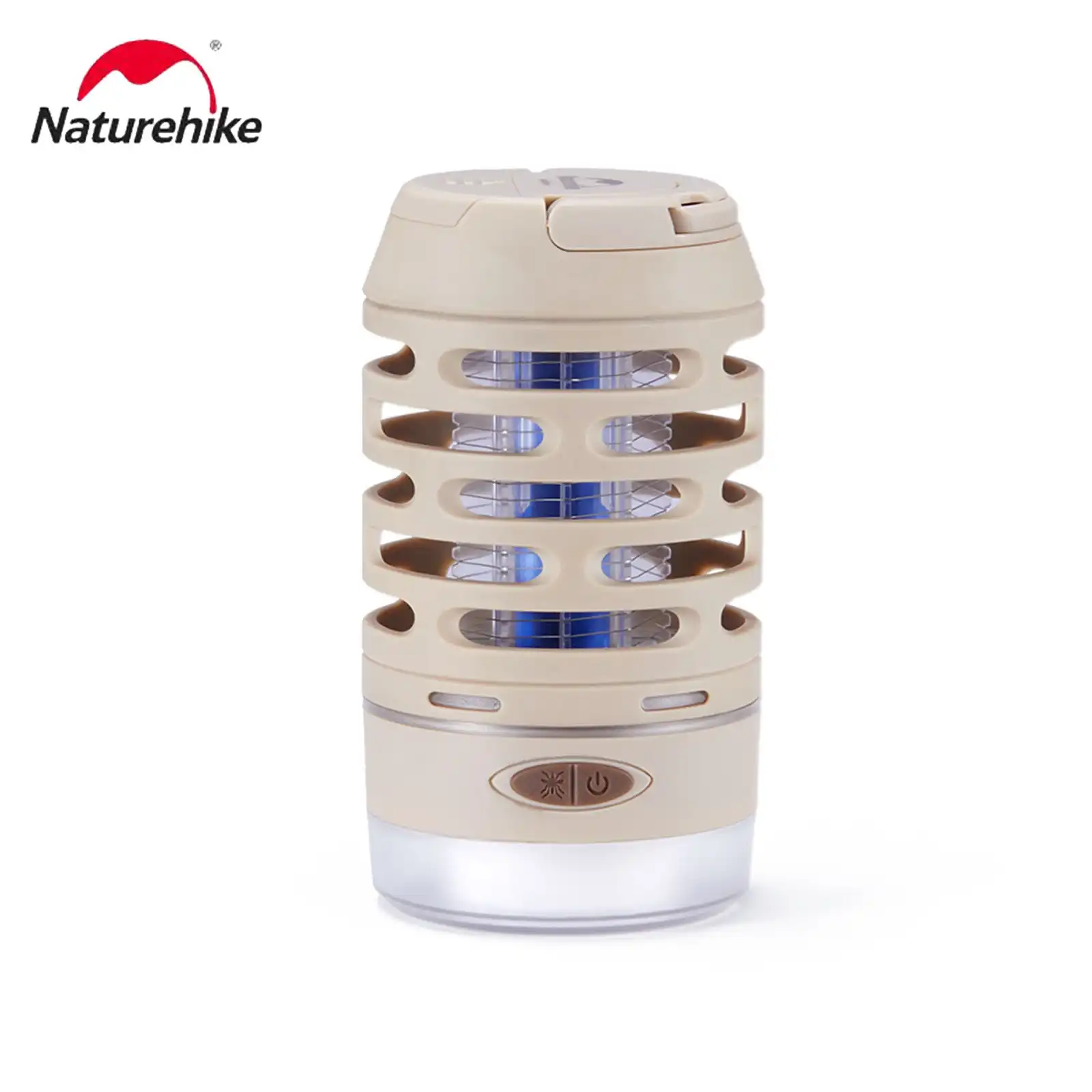 NatureHike Outdoor Electric Shock Mosquito Lamp Insect Repellent Light Waterproof Camping Lights Outdoor Flashlight Tent Light - Khaki