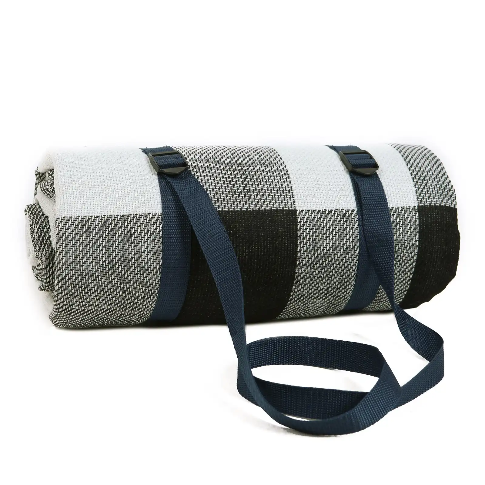 Viviendo 200x200cm Waterproof Outdoor Picnic Rug Blanket Classic - Grey Tile
