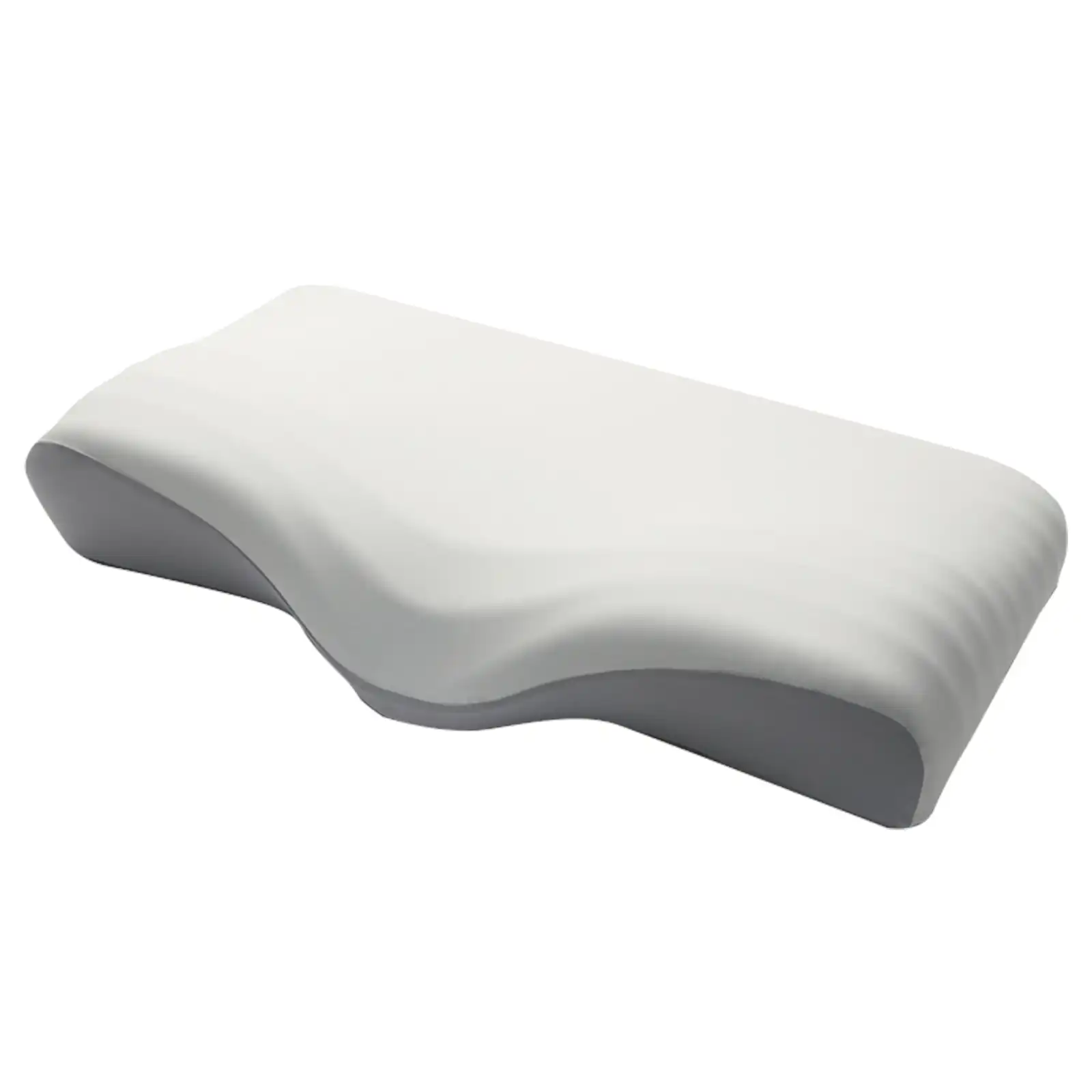 Viviendo 100% Polyurethane Memory Foam Ergonomic Contour Support Neck Pillow - Grey