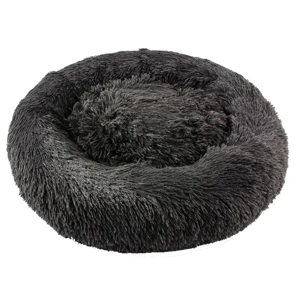 Furbulous Calming Dog or Cat Bed in Dark Grey - Large 70cm x 70cm