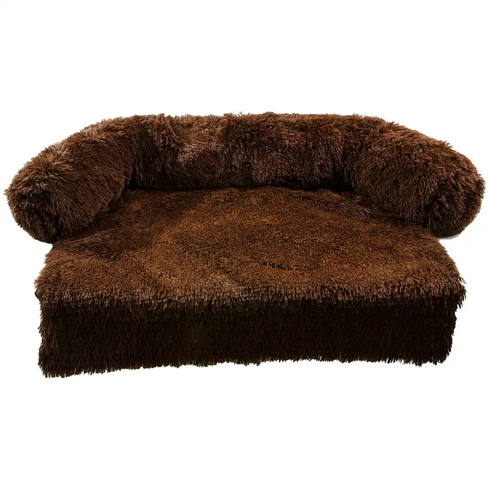 Furbulous Small Pet Protector Dog Sofa Cover in Brown - Small - 68cm x 68cm