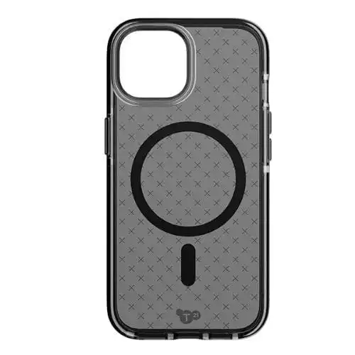 Tech21 Evo Check MagSafe Case for iPhone 15 Plus  - Smokey