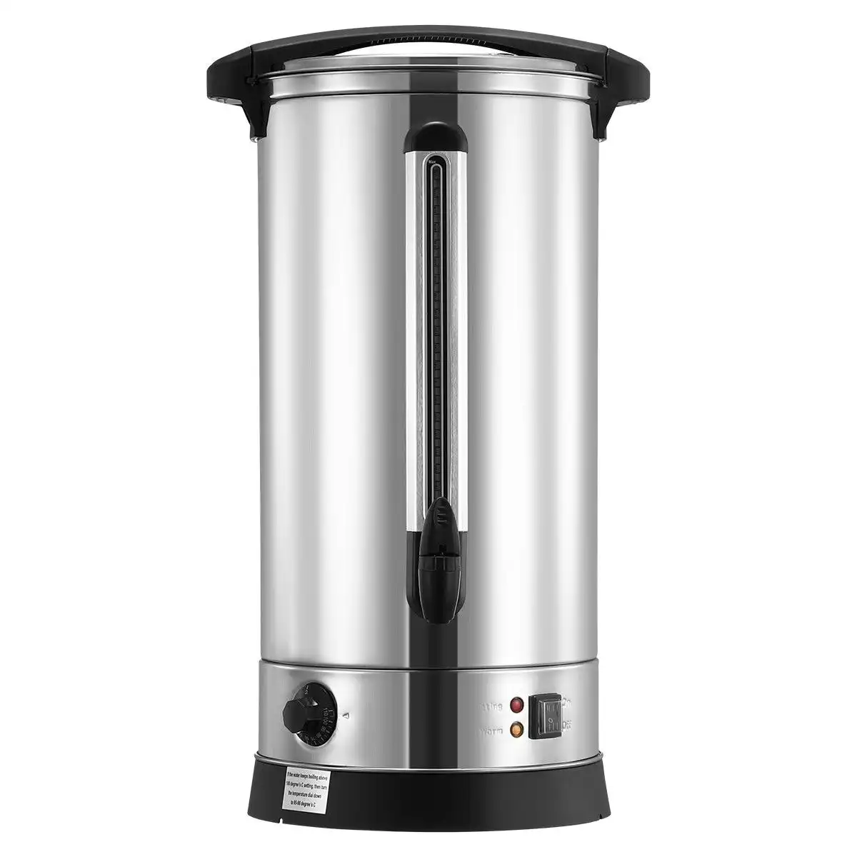 Maxkon  28L Stainless Steel Hot Water Urn 2500W Electric Hot Beverage Dispenser with Boil Dry Protection