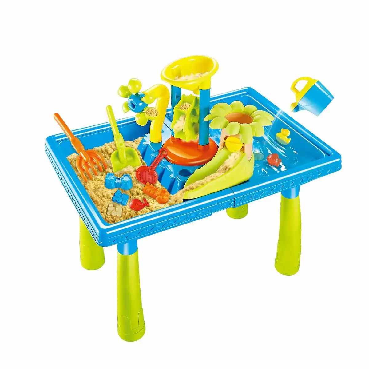 Ausway 2in1 Water Sand Table Kid Sandpit Beach Play Swimming Pool Toys Outdoor Activity Pretend Set