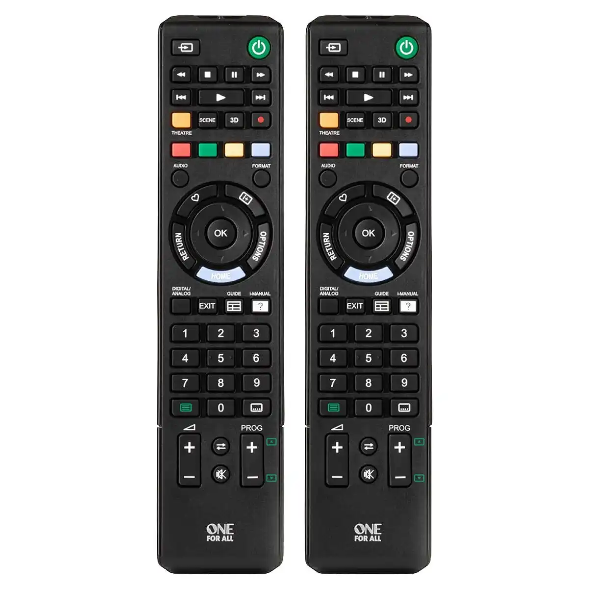 One For All Sony Replacement Remote Control Twin Pack