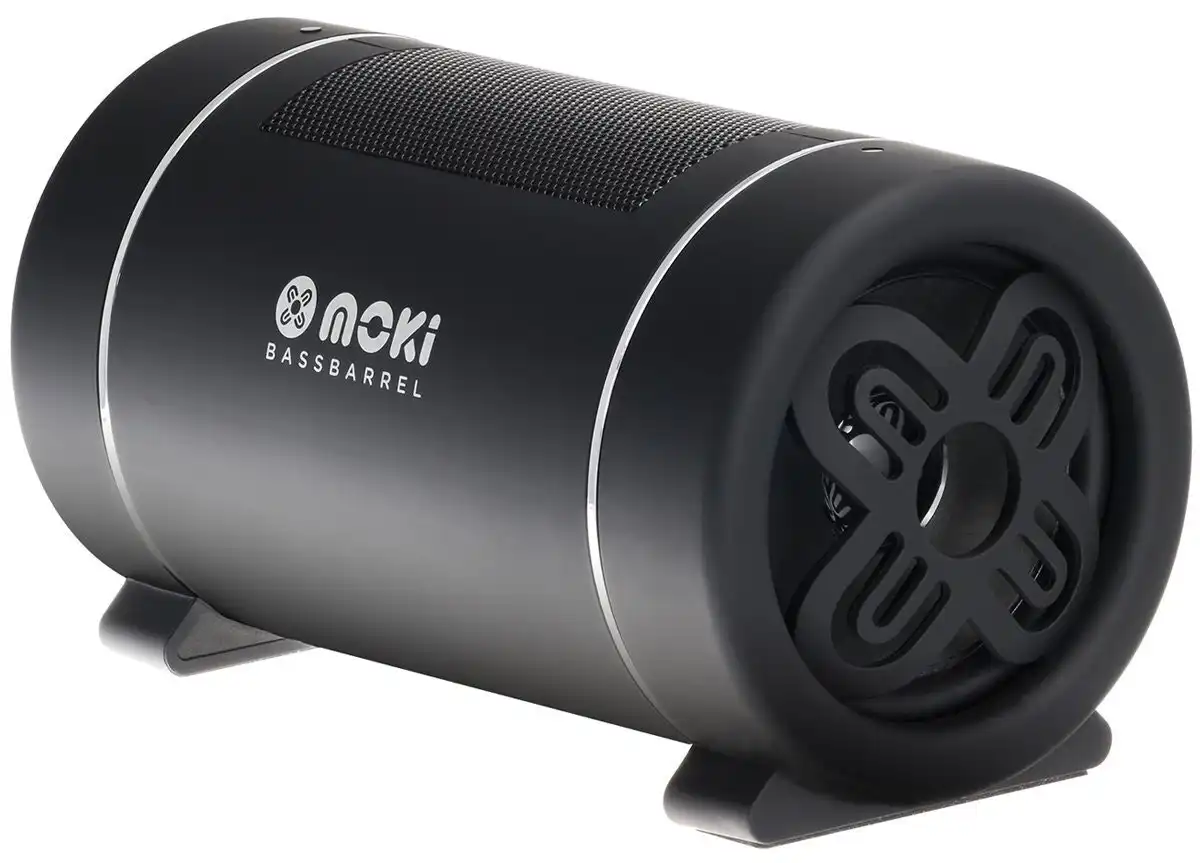 Moki BassBarrel Wireless Speaker and Mic with Bluetooth