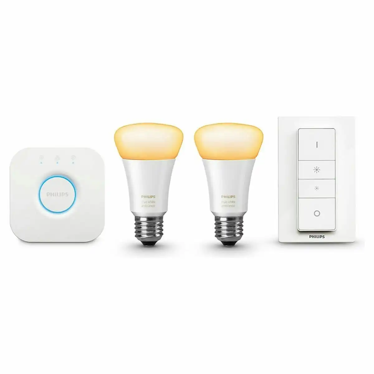 Philips Hue Ambiance E27 Starter Kit With Bridge & Dimming Switch -
