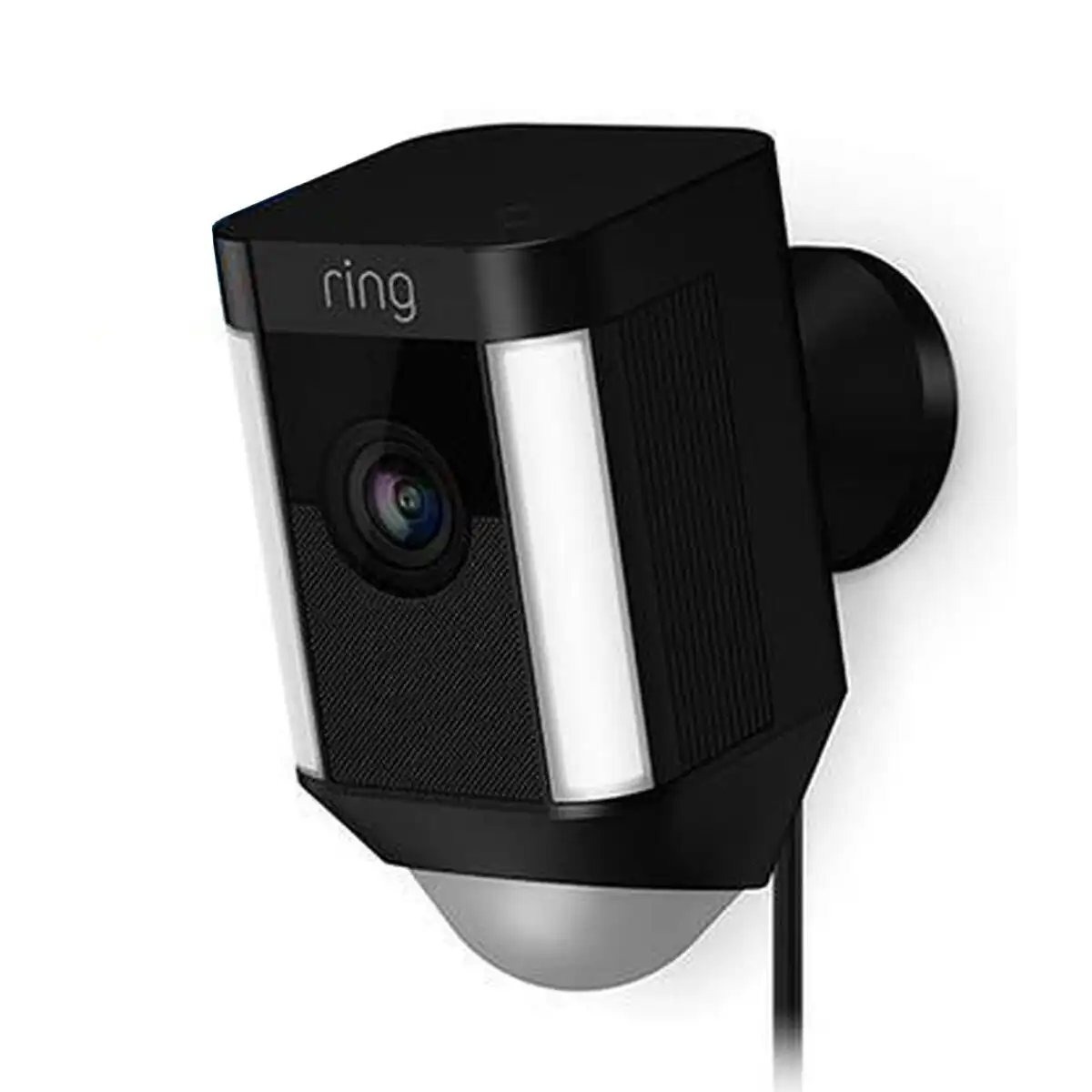 Ring Spotlight Wired Camera Black
