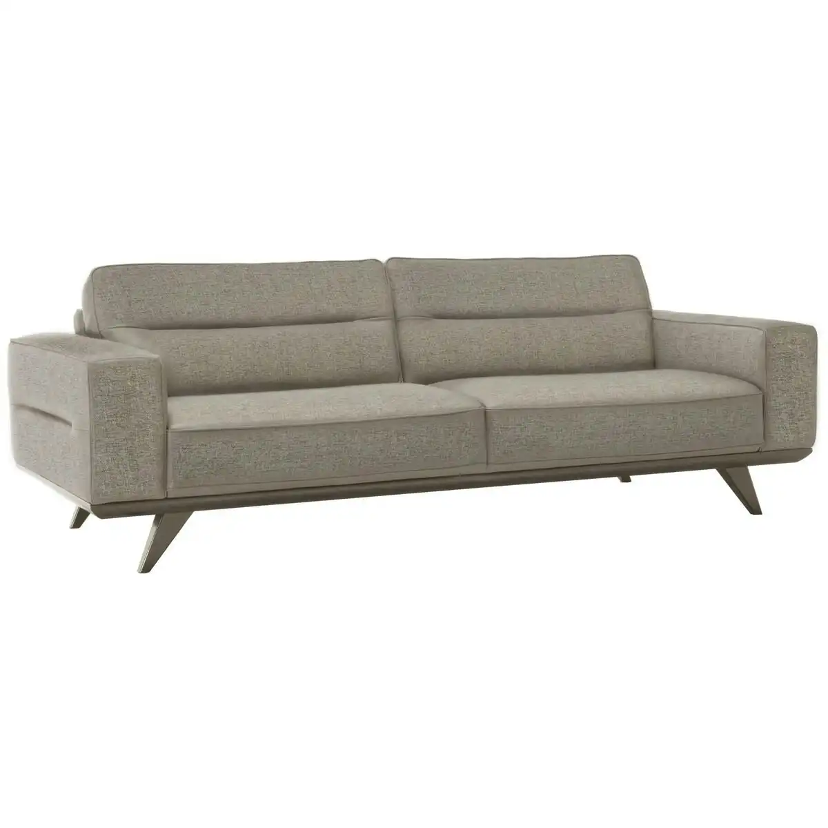 Natuzzi Editions Adrenalina Beige Fabric Sofa 3 Seater