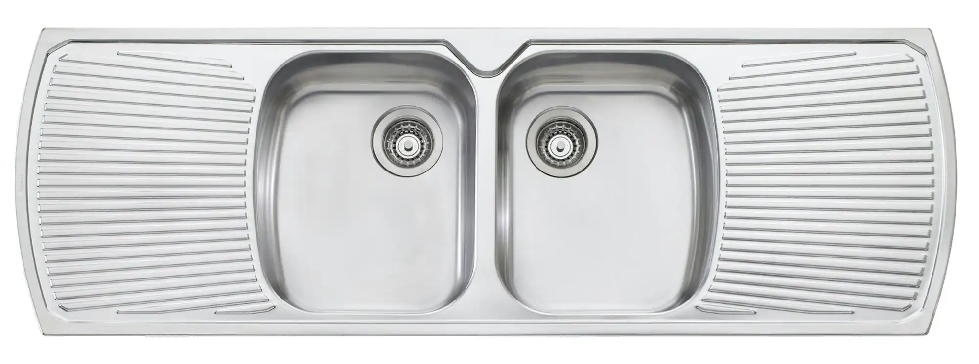 Oliveri Monet Double Bowl with Double Drainer Topmount Sink