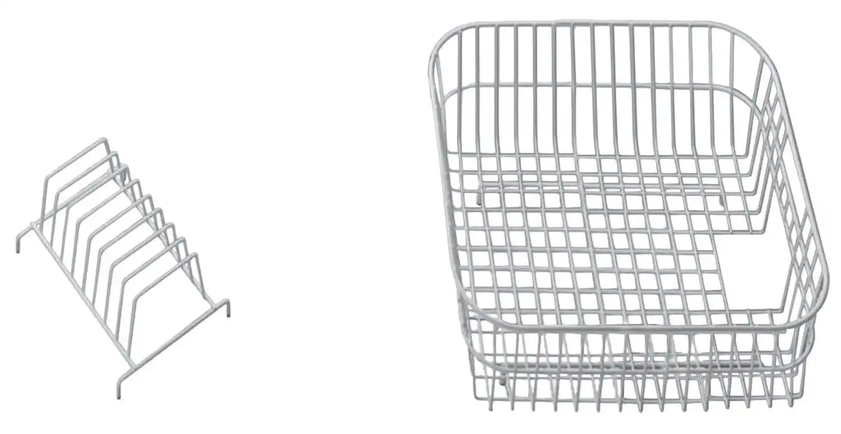 SMEG Crockery Basket with Removable Dish Rack