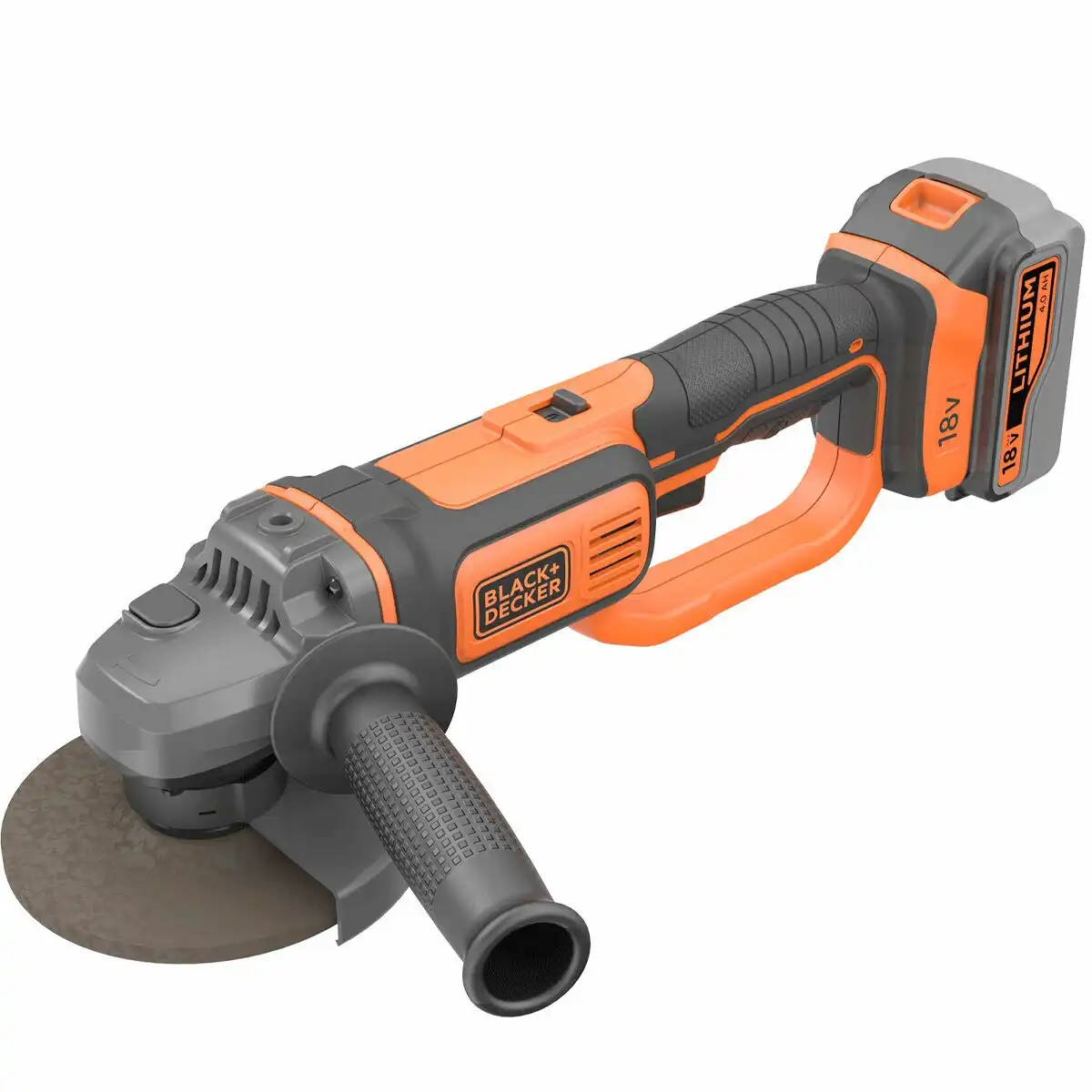 Black & Decker 18V Lithium-Ion Cordless Angle Grinder without Battery and Charger