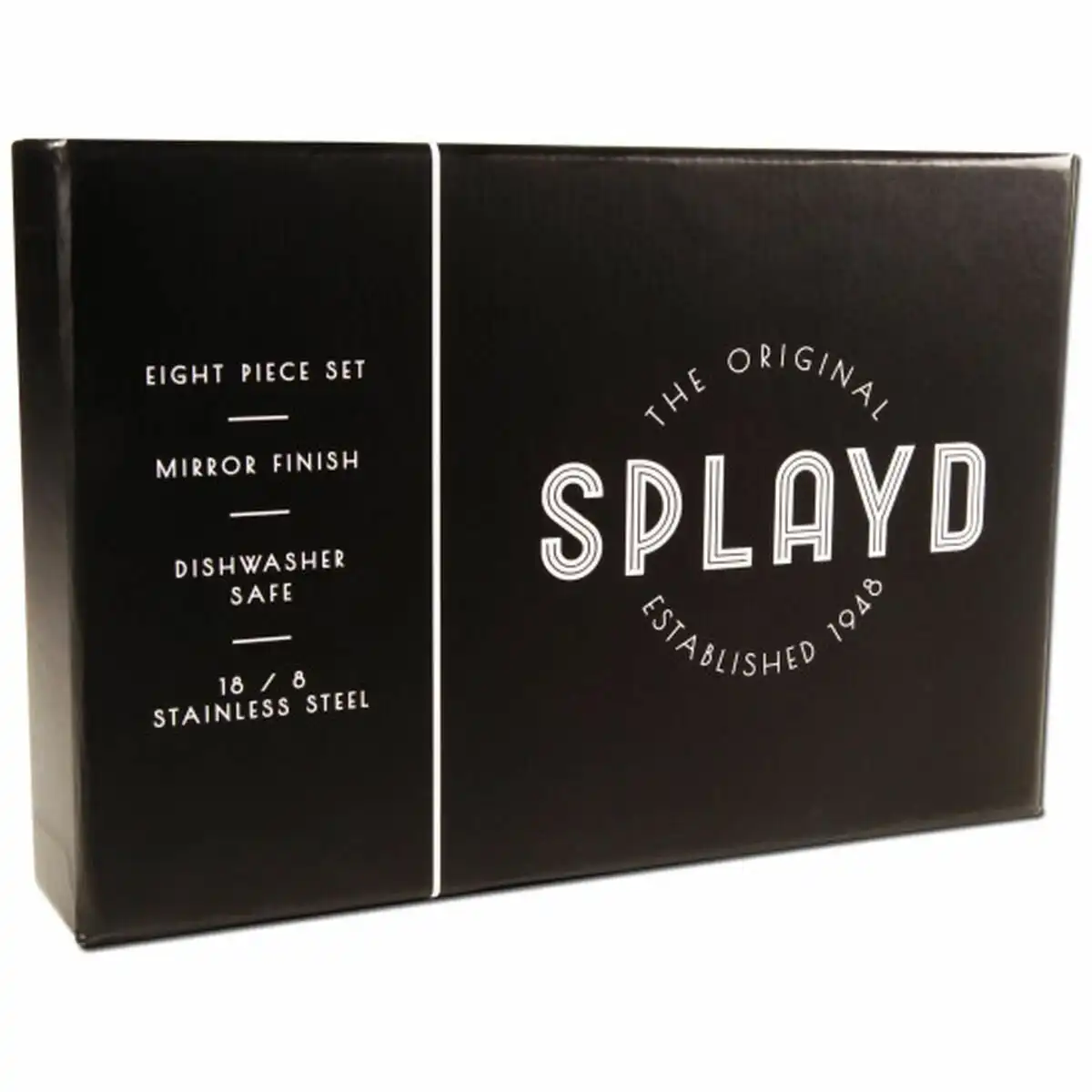Splayd Black Label Stainless Steel Mirror 8pc Set s