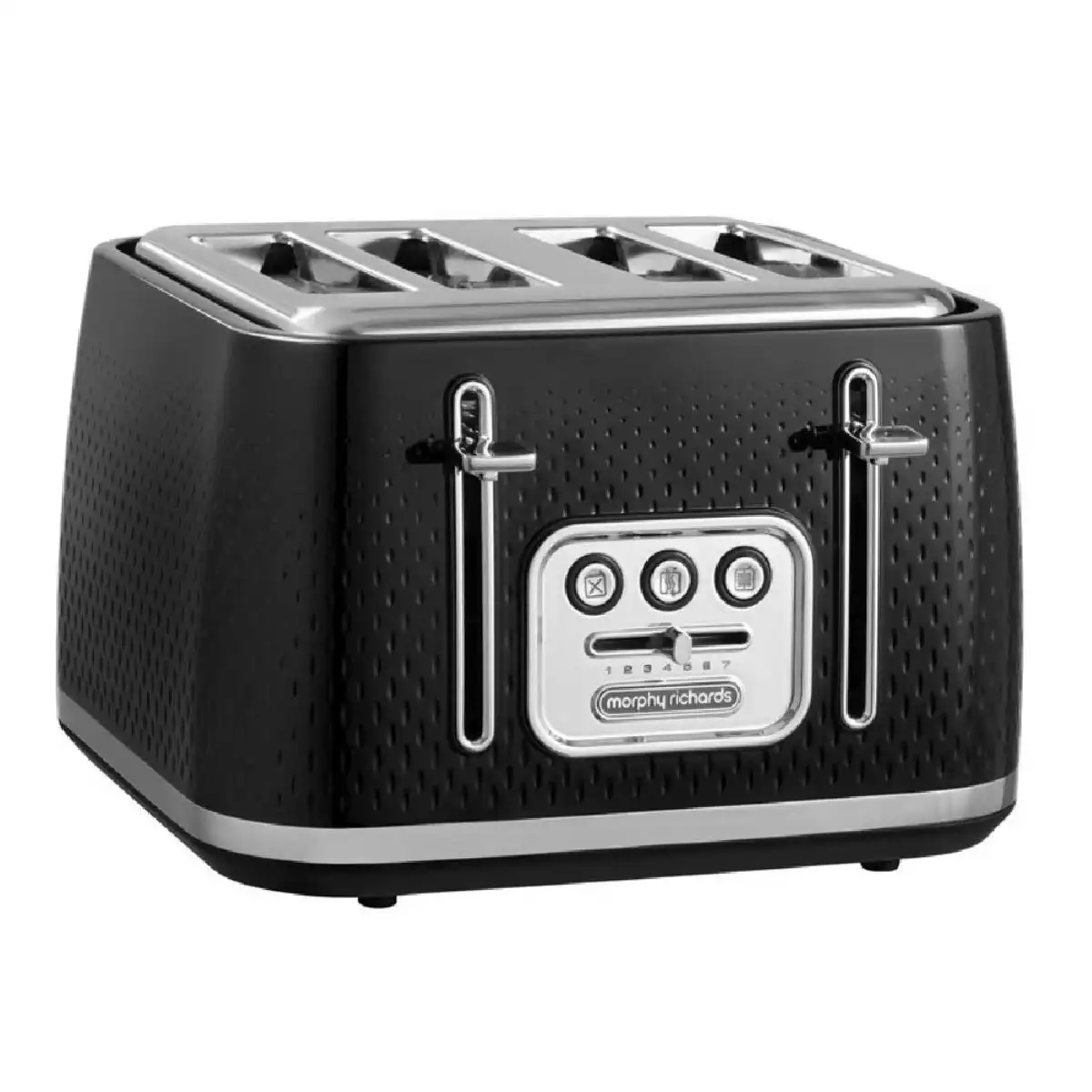 Morphy Richards Verve Black 4 Slice Toaster