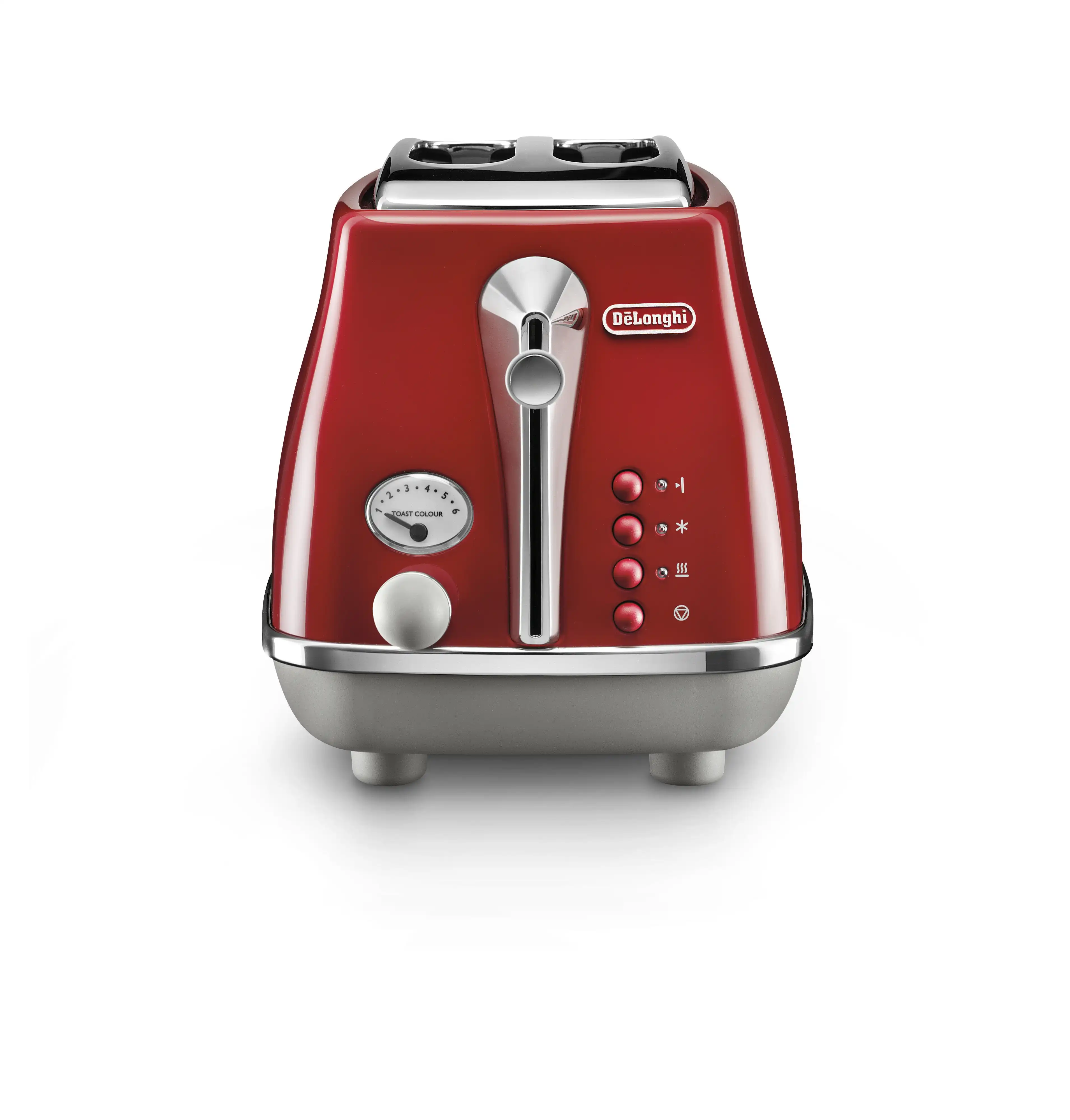 De'Longhi Icona Capitals Two Slice Toaster Tokyo Red